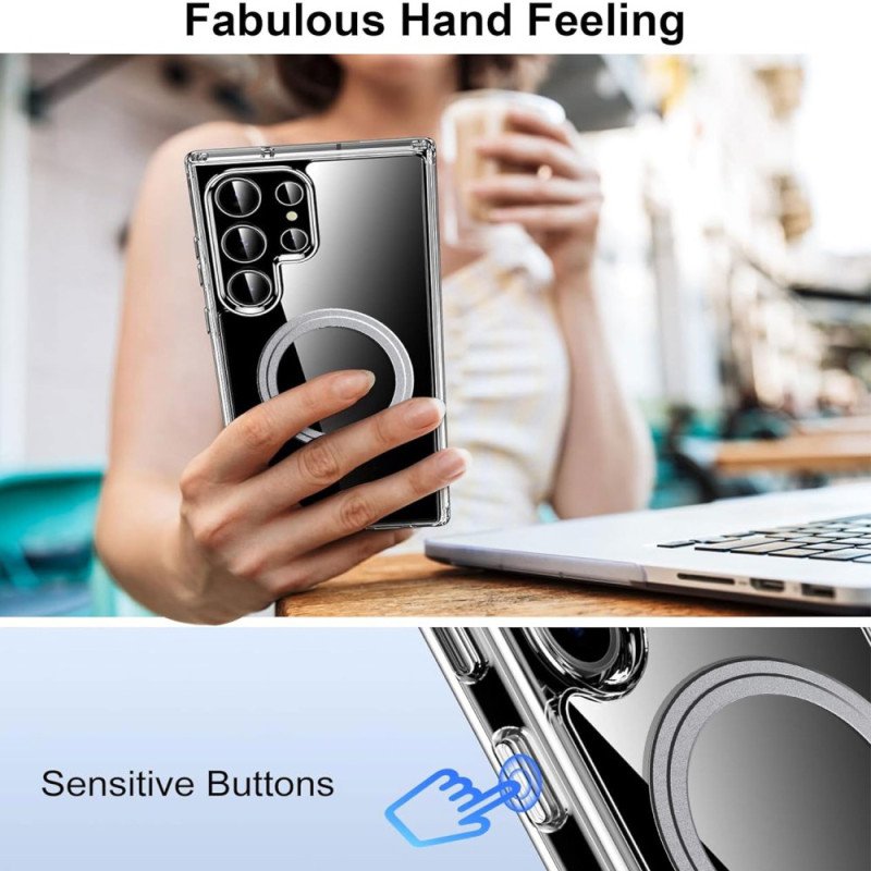 Skal Samsung Galaxy S25 Ultra 5g Telefonfodral Skyddsfodral Kompatibelt Med Magsafe