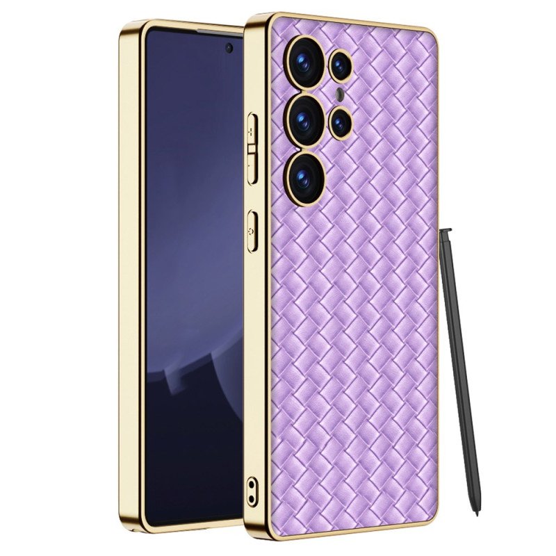 Skal Samsung Galaxy S25 Ultra 5g Telefonfodral Vävd Textur
