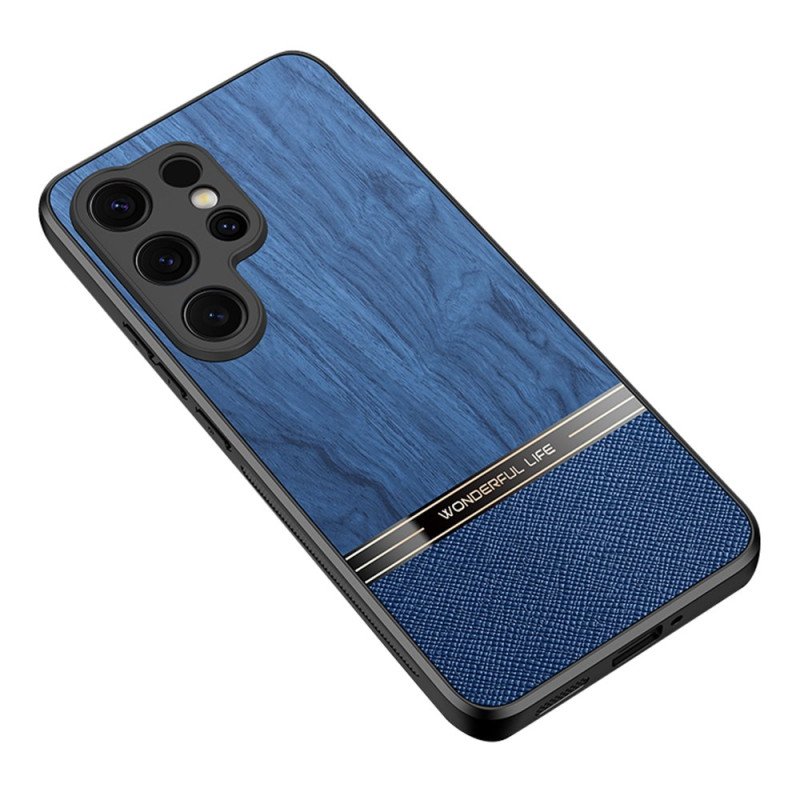 Skal Samsung Galaxy S25 Ultra 5g Trästruktur