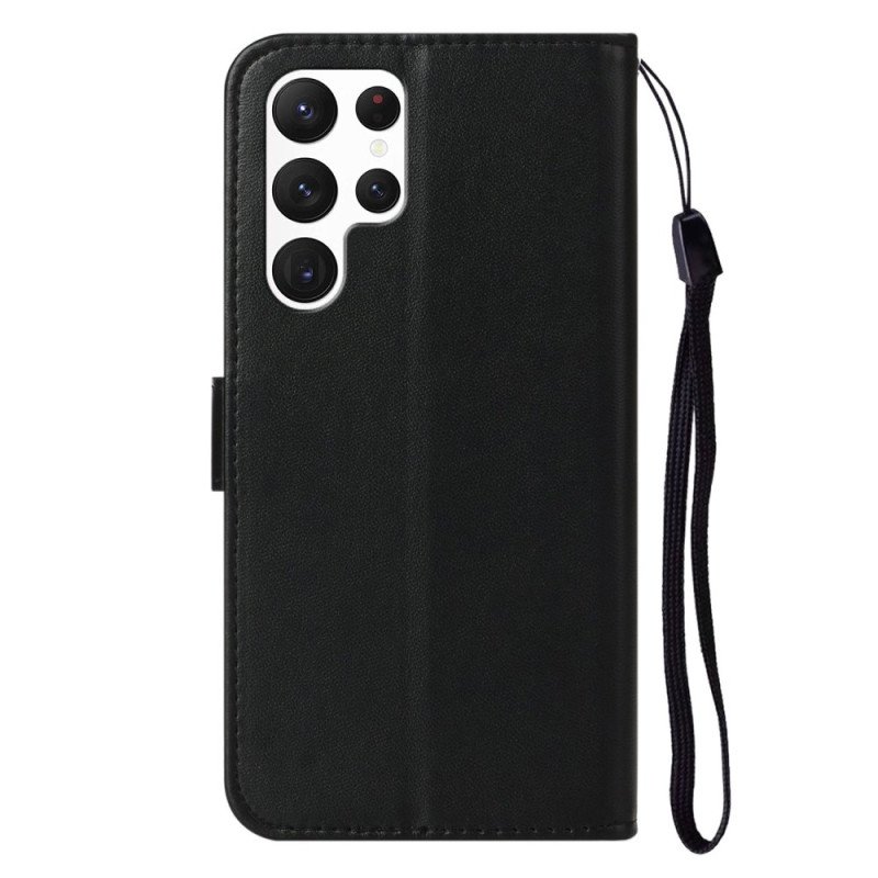 Skyddsfodral Samsung Galaxy S25 Ultra 5g Enkelt Konstläder