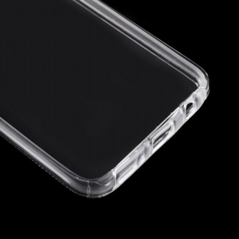 Skal Samsung Galaxy A40 Transparent Anti-gulning