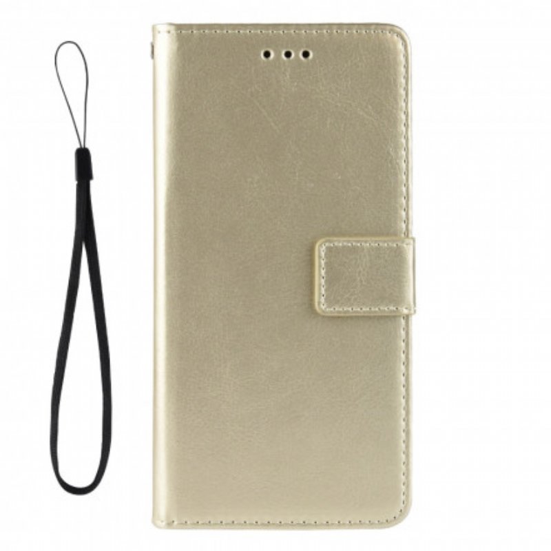 Folio-fodral Xiaomi Redmi Note 9T Flashig Konstläder
