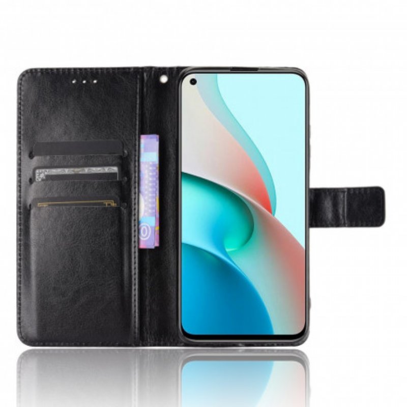 Folio-fodral Xiaomi Redmi Note 9T Flashig Konstläder