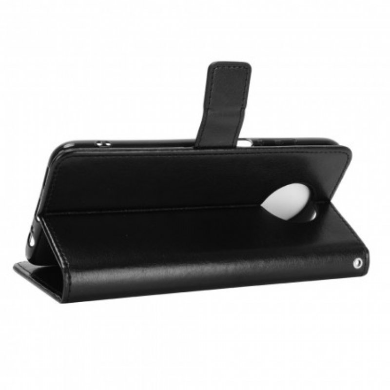 Folio-fodral Xiaomi Redmi Note 9T Flashig Konstläder