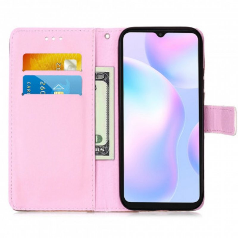 Fodral Xiaomi Redmi 9A Med Kedjar Lanyard Panda Musings