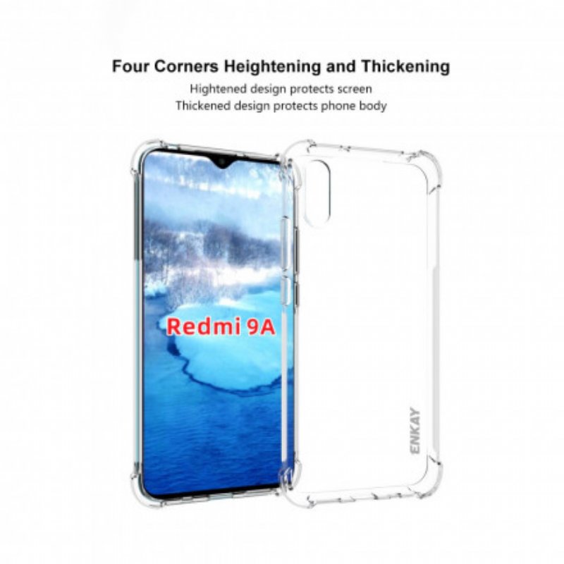 Skal Xiaomi Redmi 9A Combo Och Härdat Glasskärm Enkay
