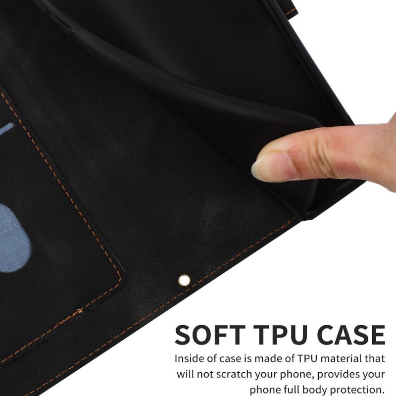 Fodral För Xiaomi 17 Pro Plånbok Med Blommönster