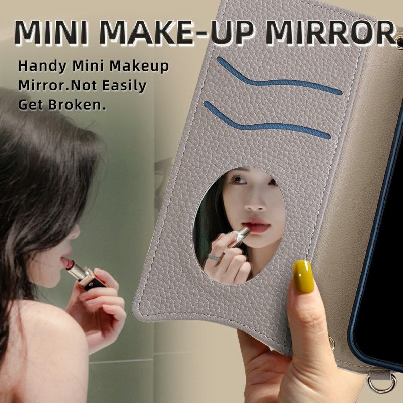 Fodral För Xiaomi 17 Pro Plånbok Med Kedja