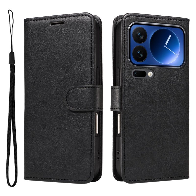 Fodral Xiaomi 17 Pro Enkel Lädereffekt