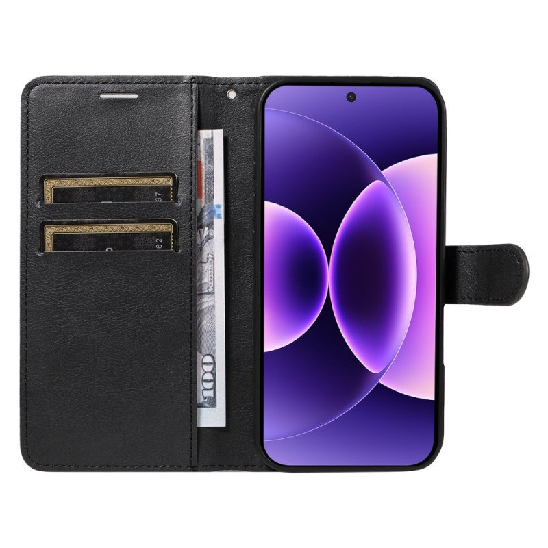 Fodral Xiaomi 17 Pro Enkel Lädereffekt
