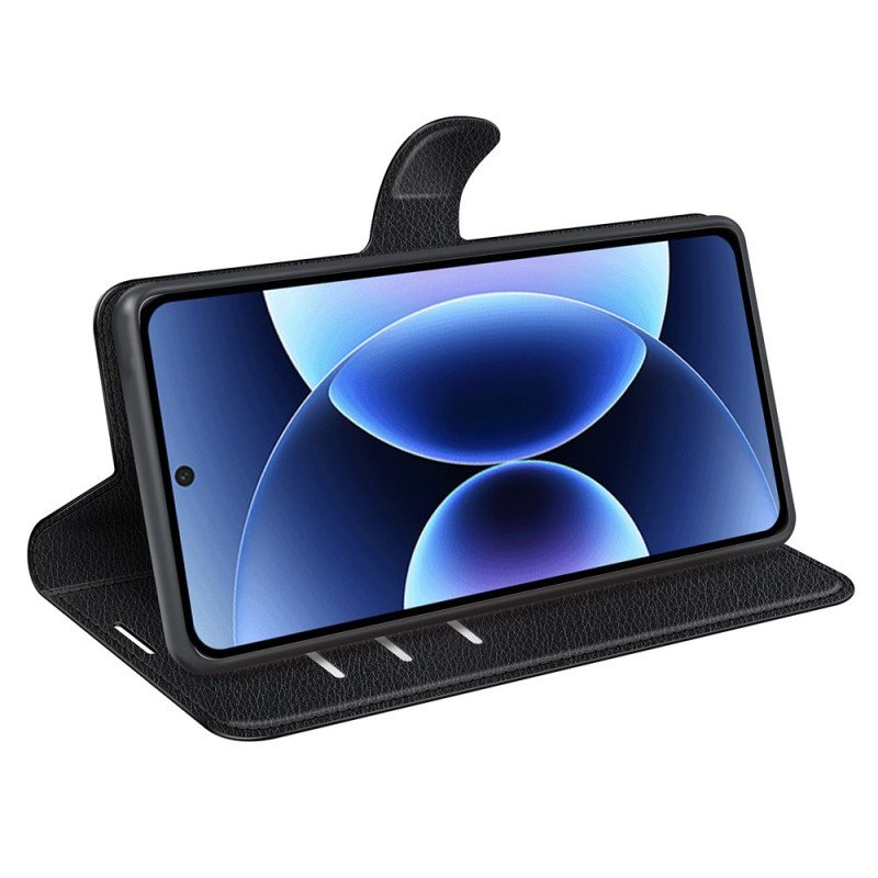 Fodral Xiaomi 17 Pro Litchikonstläder