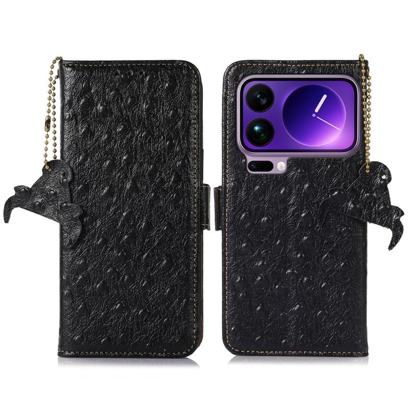 Fodral Xiaomi 17 Pro Rfid-blockerande Äkta Läder