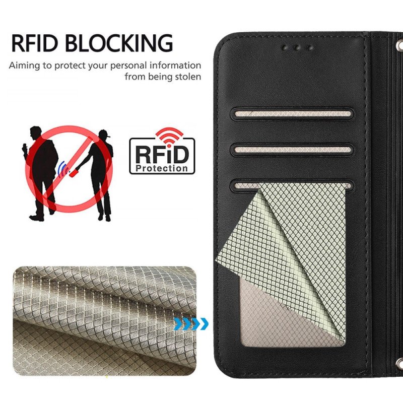 Fodral Xiaomi 17 Pro Rfid-blockerande Lädereffekt