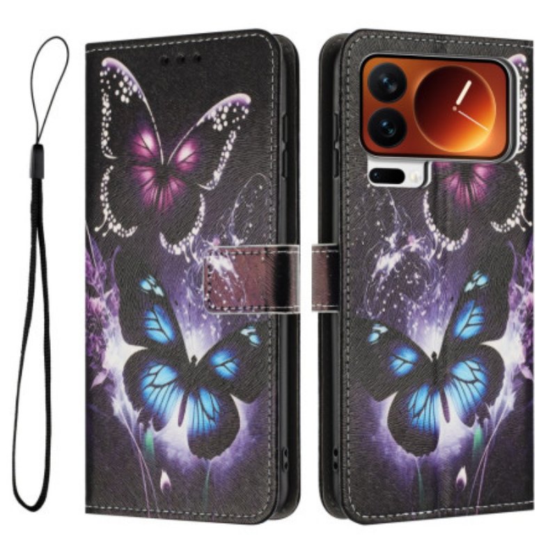 Fodral Xiaomi 17 Pro Två Fjärilar