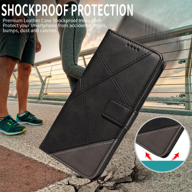 Fodral Xiaomi 17 Pro Tvåfärgad Lädereffekt