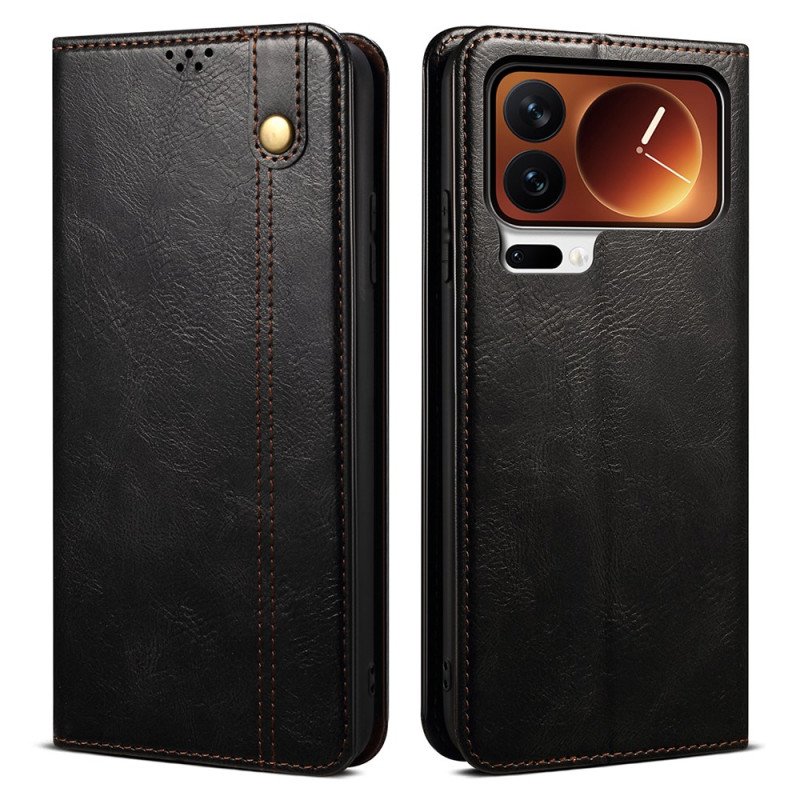 Folio-fodral För Xiaomi 17 Pro Vaxat Konstläder