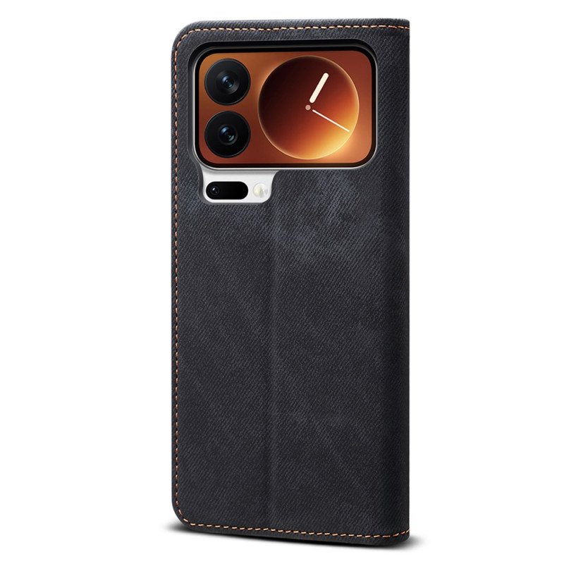 Folio-fodral Xiaomi 17 Pro Denimstil