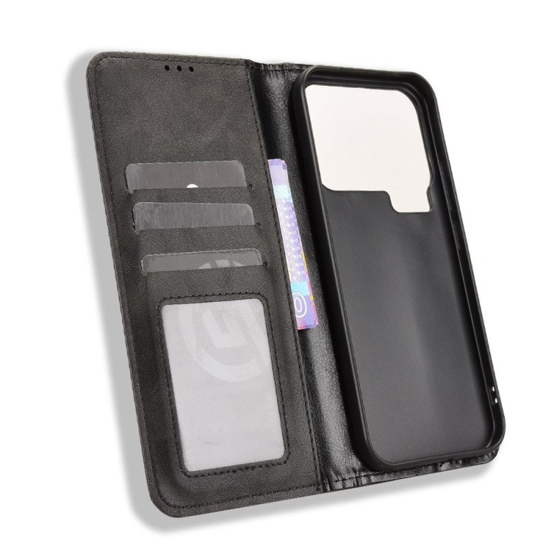 Folio-fodral Xiaomi 17 Pro Vintagekant