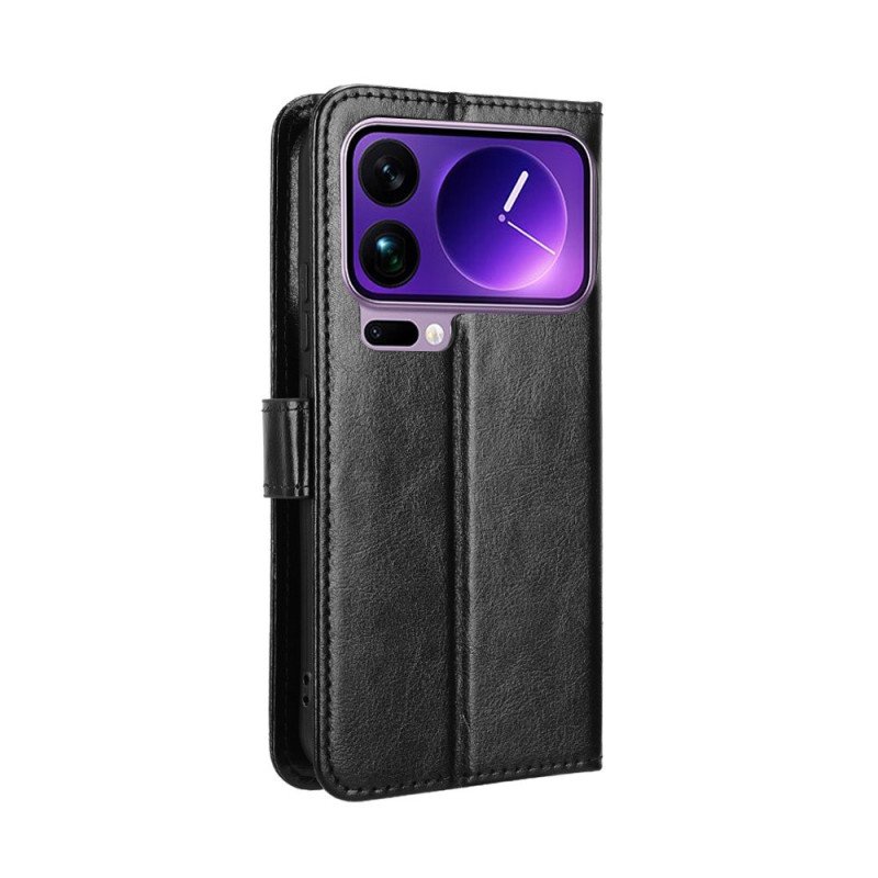 Läderfodral Xiaomi 17 Pro Telefonfodral Prickigt Läder