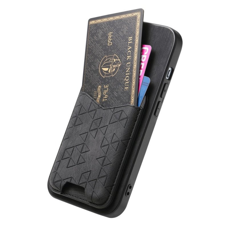 Skal För Xiaomi 17 Pro Korthållare Och Stativ Med Graverad Design