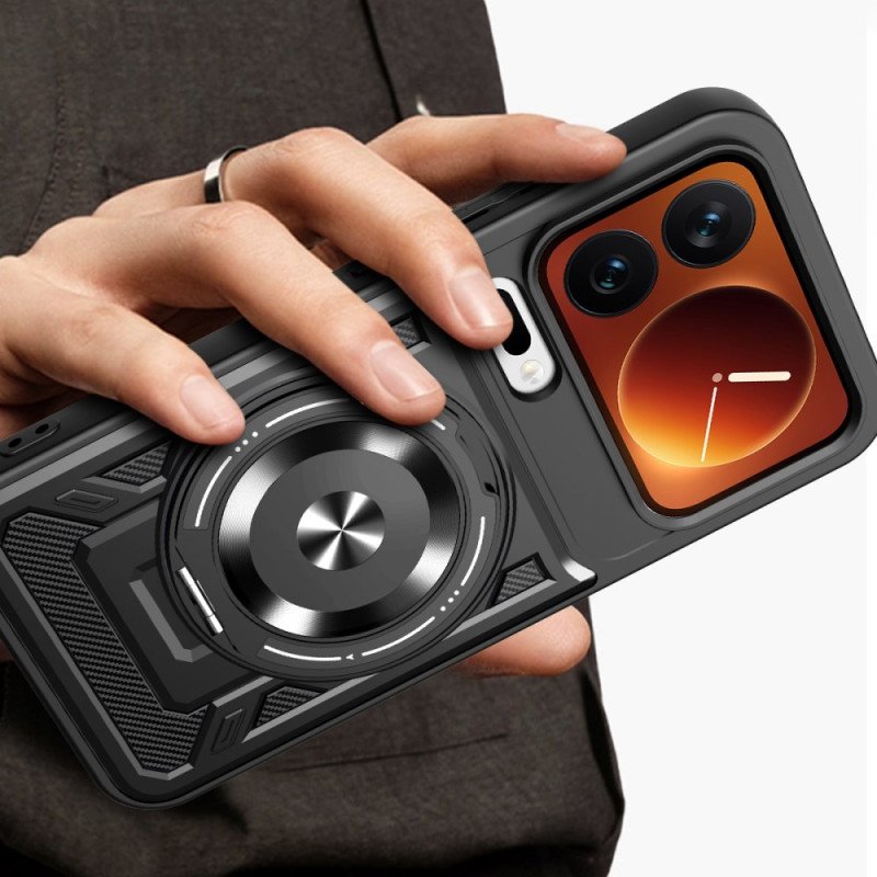 Skal För Xiaomi 17 Pro Magnetstängning Med Roterande Stöd