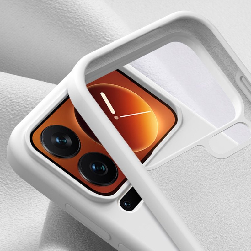 Skal Xiaomi 17 Pro Flytande Silikon Och Förstärkt Skydd