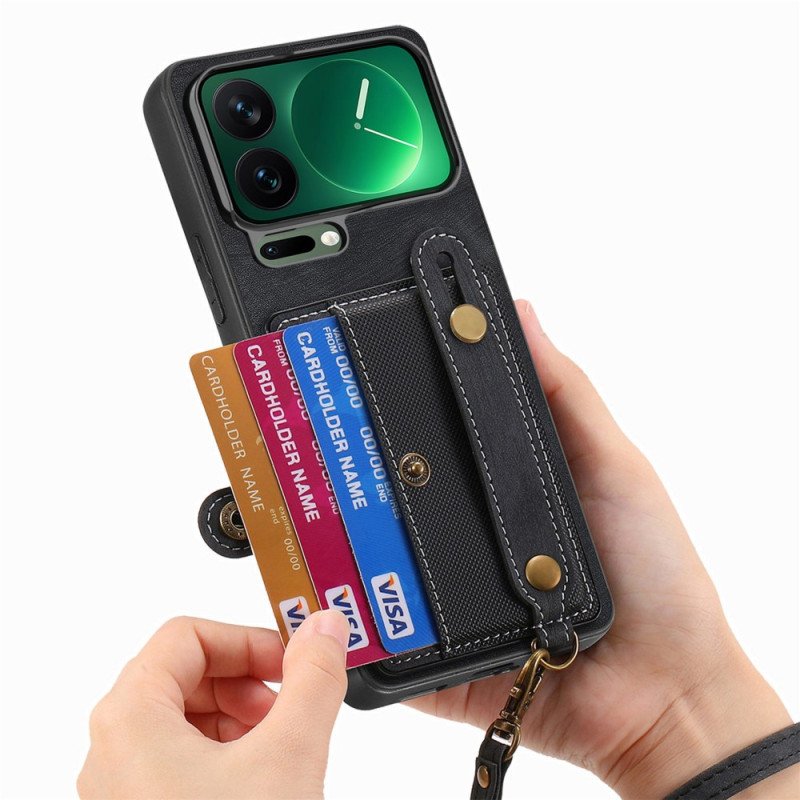 Skal Xiaomi 17 Pro Telefonfodral Kortfack Och Rem