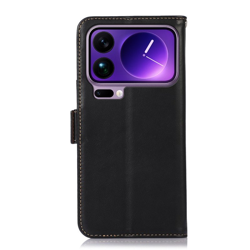 Skyddsfodral Xiaomi 17 Pro Läderplånbok Med Rfid-skydd