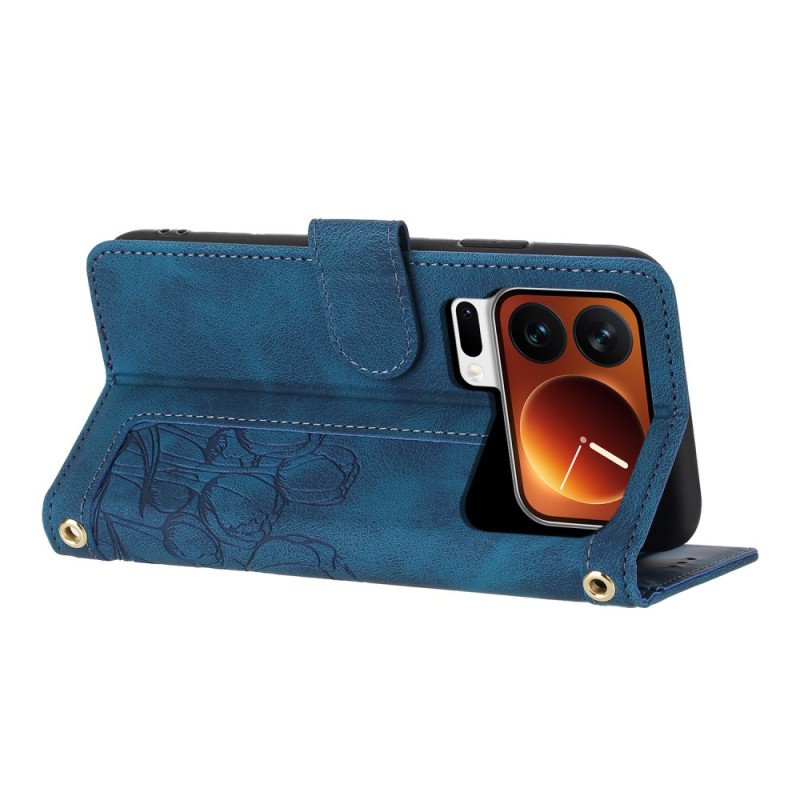 Skyddsfodral Xiaomi 17 Pro Plånbok Med Tulpandesign