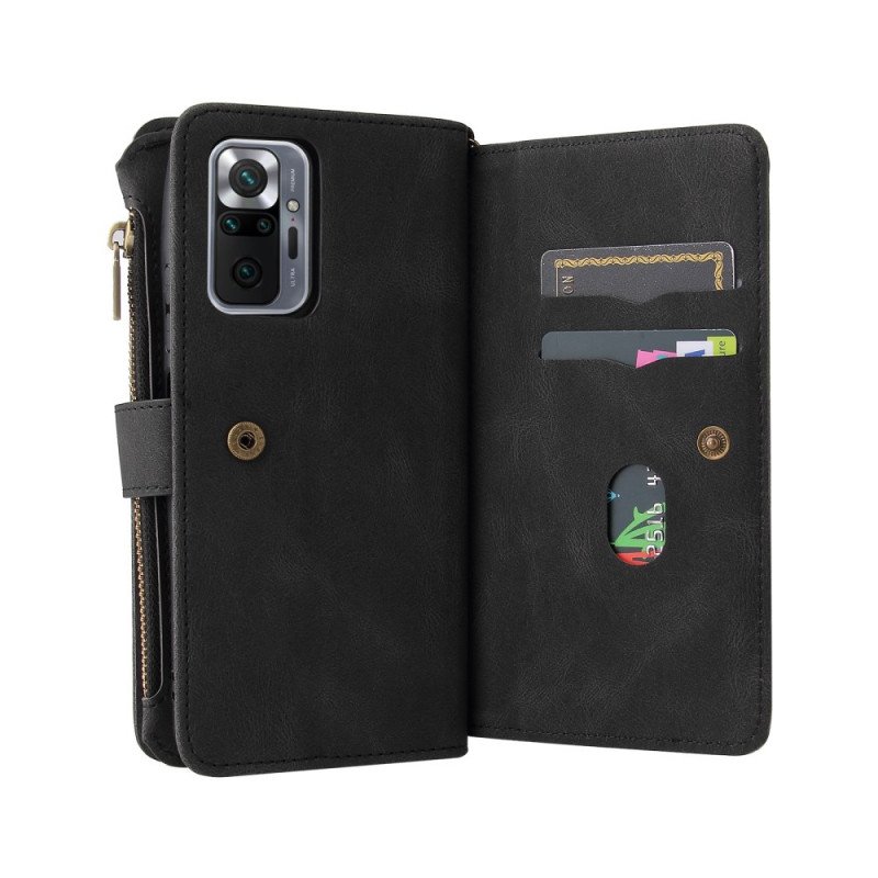 Fodral Xiaomi Redmi Note 10 Pro Multifunktionskorthållare