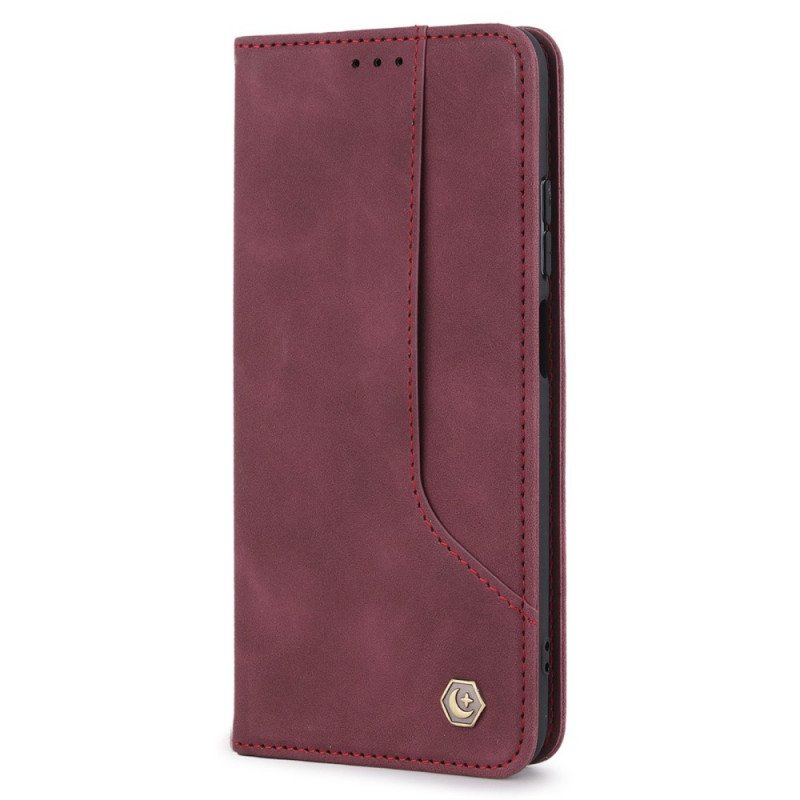 Folio-fodral Xiaomi Redmi Note 10 Pro Läderfodral Pola Retro