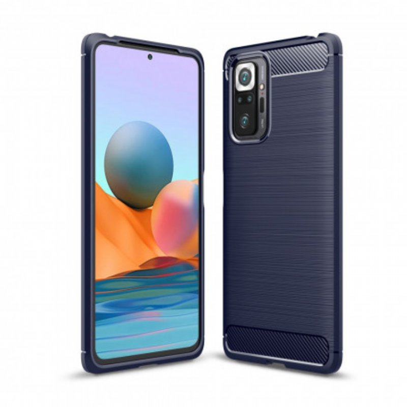 Mobilskal Xiaomi Redmi Note 10 Pro Borstad Kolfiber