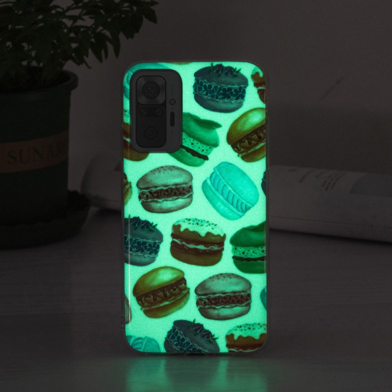 Skal Xiaomi Redmi Note 10 Pro Fluorescerande Makroner