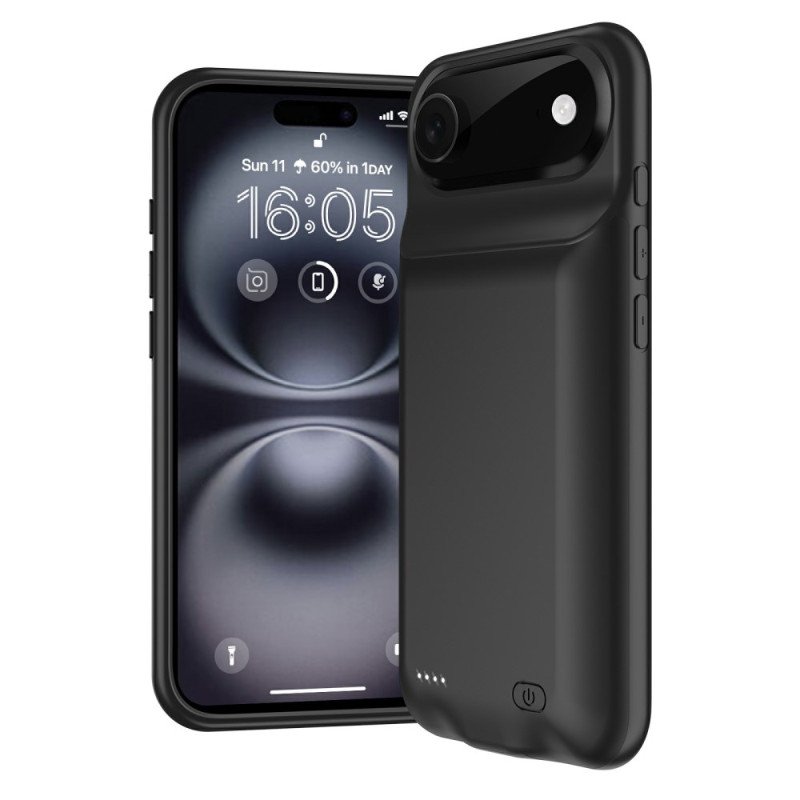 6000mah Powerbank-skal För iPhone Air Med Förstärkt Skydd