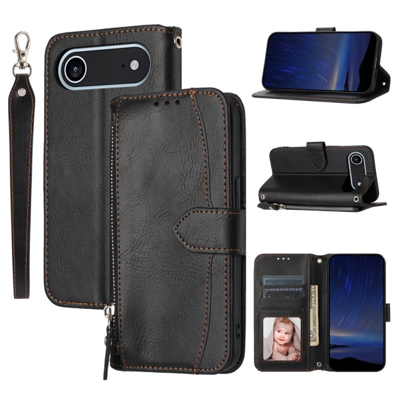 Fodral iPhone Air Retro Plånbok