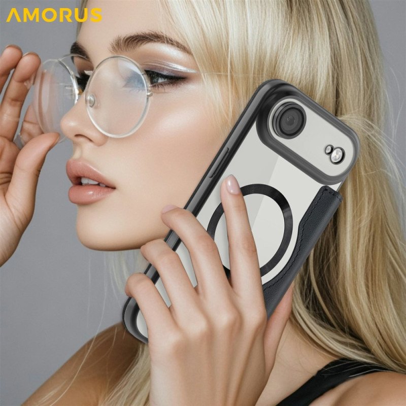 Folio-fodral För iPhone Air Magsafe-kompatibel Med Rfid-korthållare