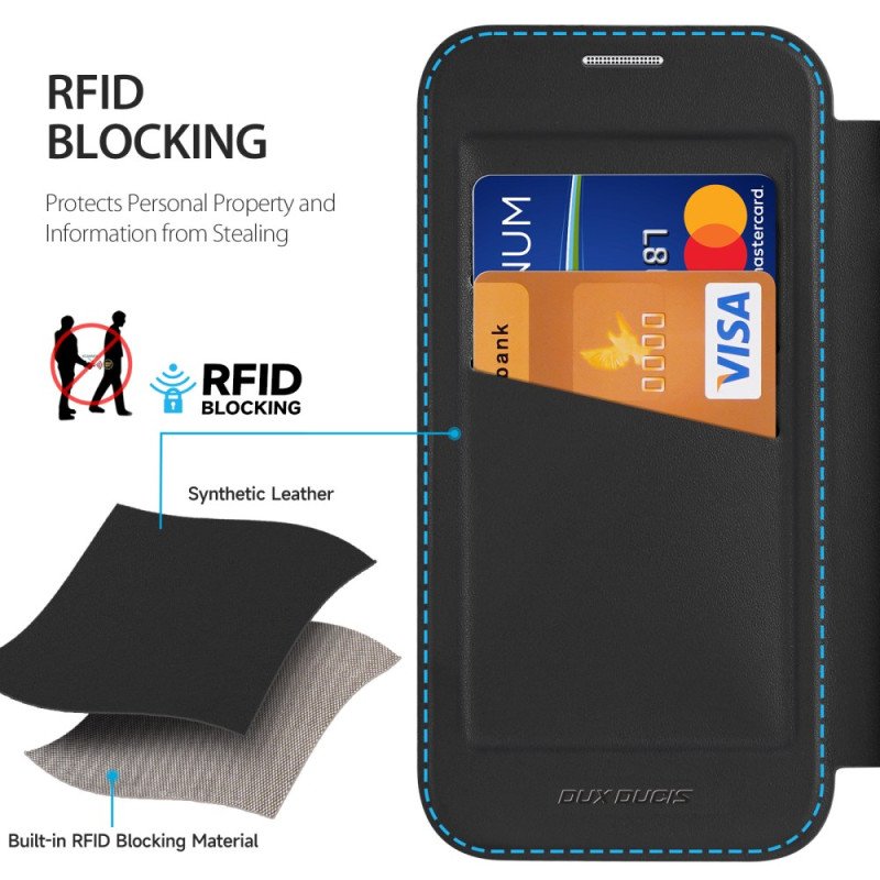 Folio-fodral För iPhone Air Magsafe Skin X Pro-serien Dux Ducis