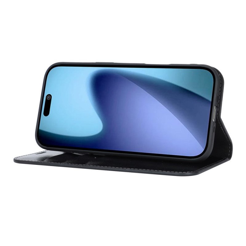 Folio-fodral iPhone Air Äkta Läder