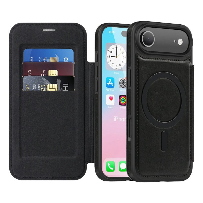 Folio-fodral iPhone Air Magsafe Kompatibel Med Rfid-korthållare