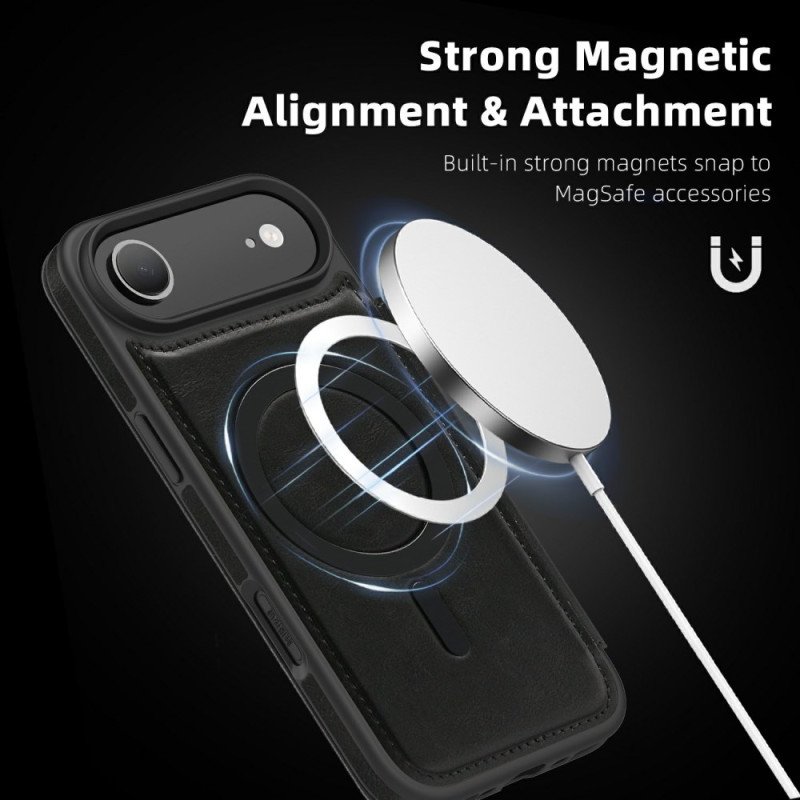 Folio-fodral iPhone Air Magsafe Kompatibel Med Rfid-korthållare
