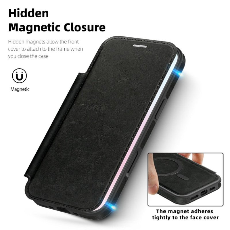 Folio-fodral iPhone Air Magsafe Kompatibel Med Rfid-korthållare