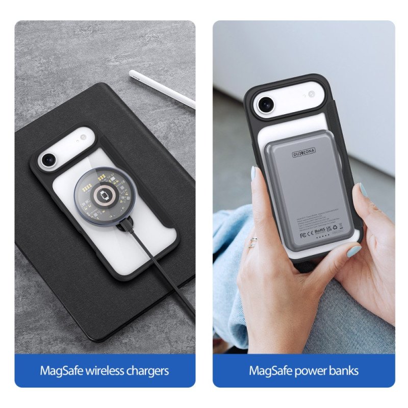 Folio-fodral iPhone Air Magsafe Skin X Pro-seriens Stativ Dux Ducis