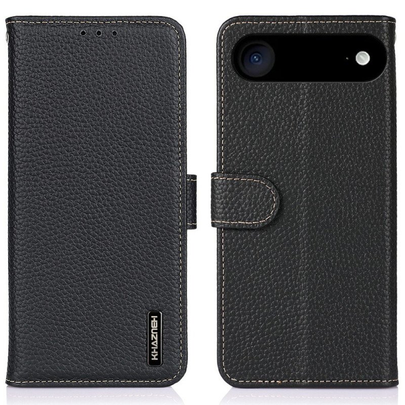 Läderfodral iPhone Air Telefonfodral Litchi Läder Khazneh