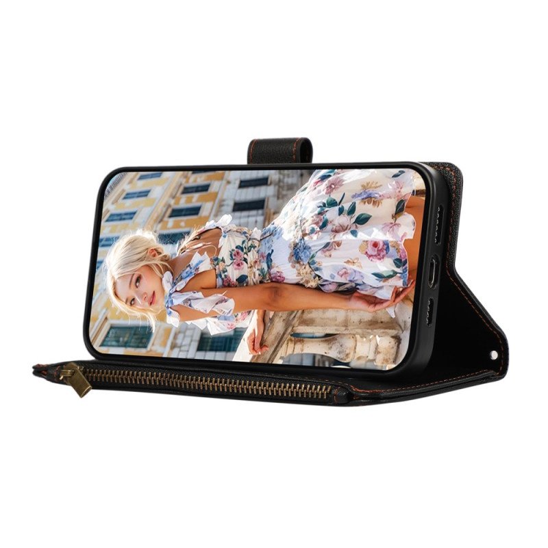 Läderskal Fodral iPhone Air Klassisk Plånbok