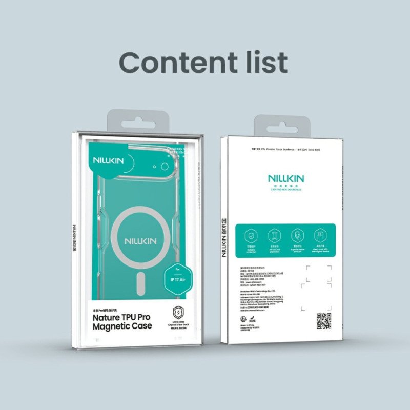 Skal För iPhone Air Magsafe Kompatibel Med Nature Pro-serien Nillkin