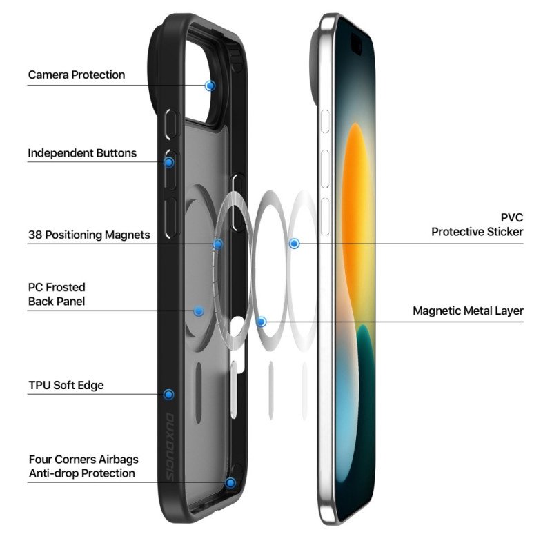 Skal För iPhone Air Magsafe Yind-serien Dux Ducis