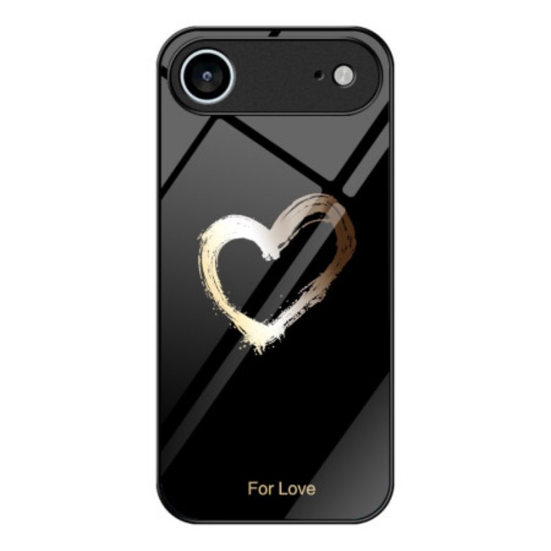 Skal iPhone Air Love Tempered Glass