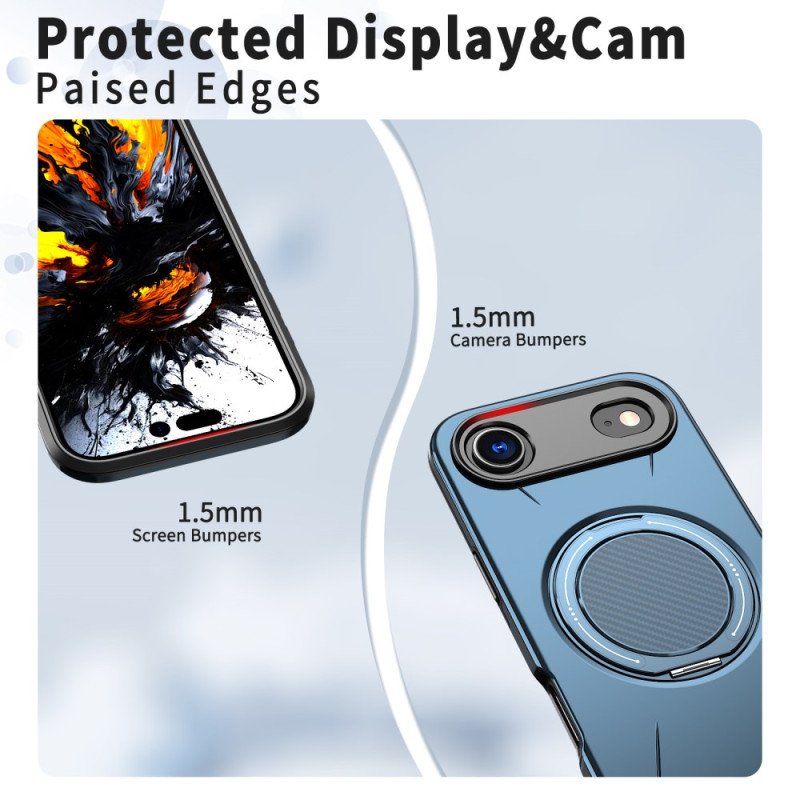 Skal iPhone Air Magsafe Med Roterande Hållare I Metallisk Stil