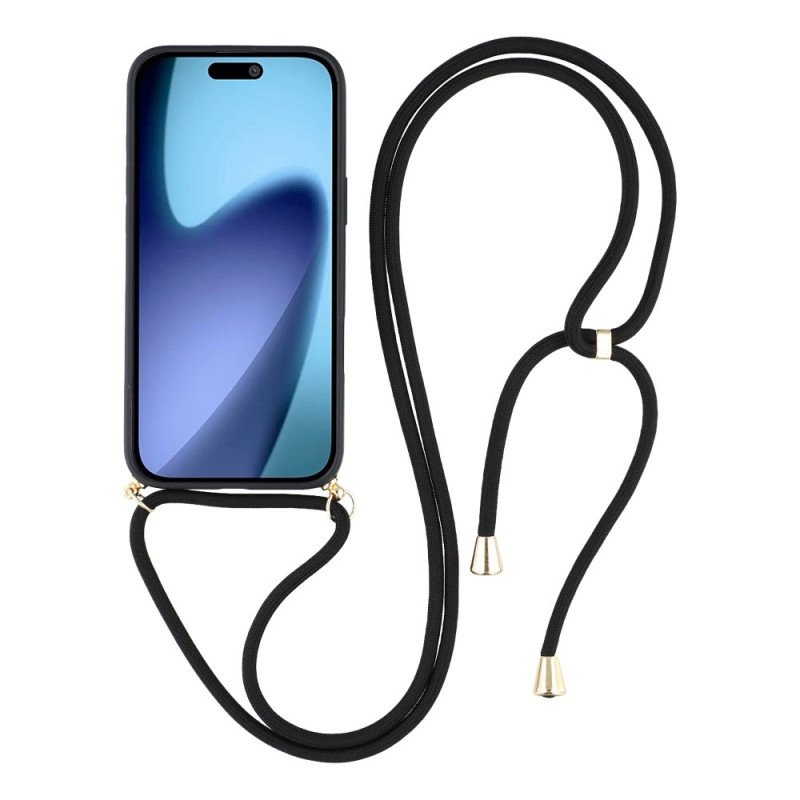 Skal iPhone Air Med Silikonsnöre Och Vetehalm