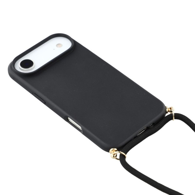 Skal iPhone Air Med Silikonsnöre Och Vetehalm